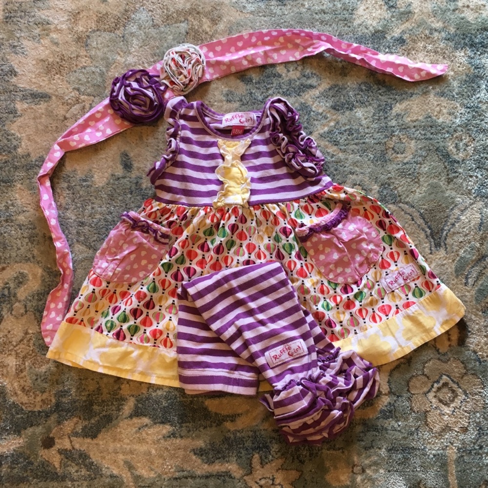 Ruffle Girl Hot Air Balloon Set 18m